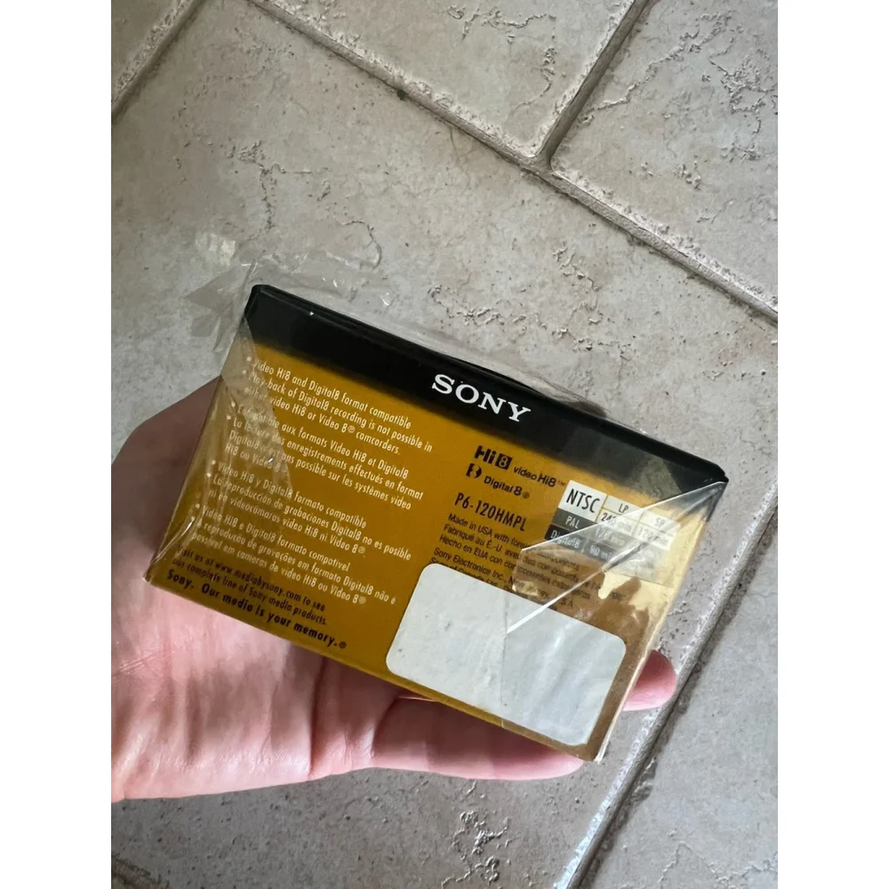Sony Hi8 60 Min. Digital8 30 Min. HMP Metal Particle Tape Sealed New unopened